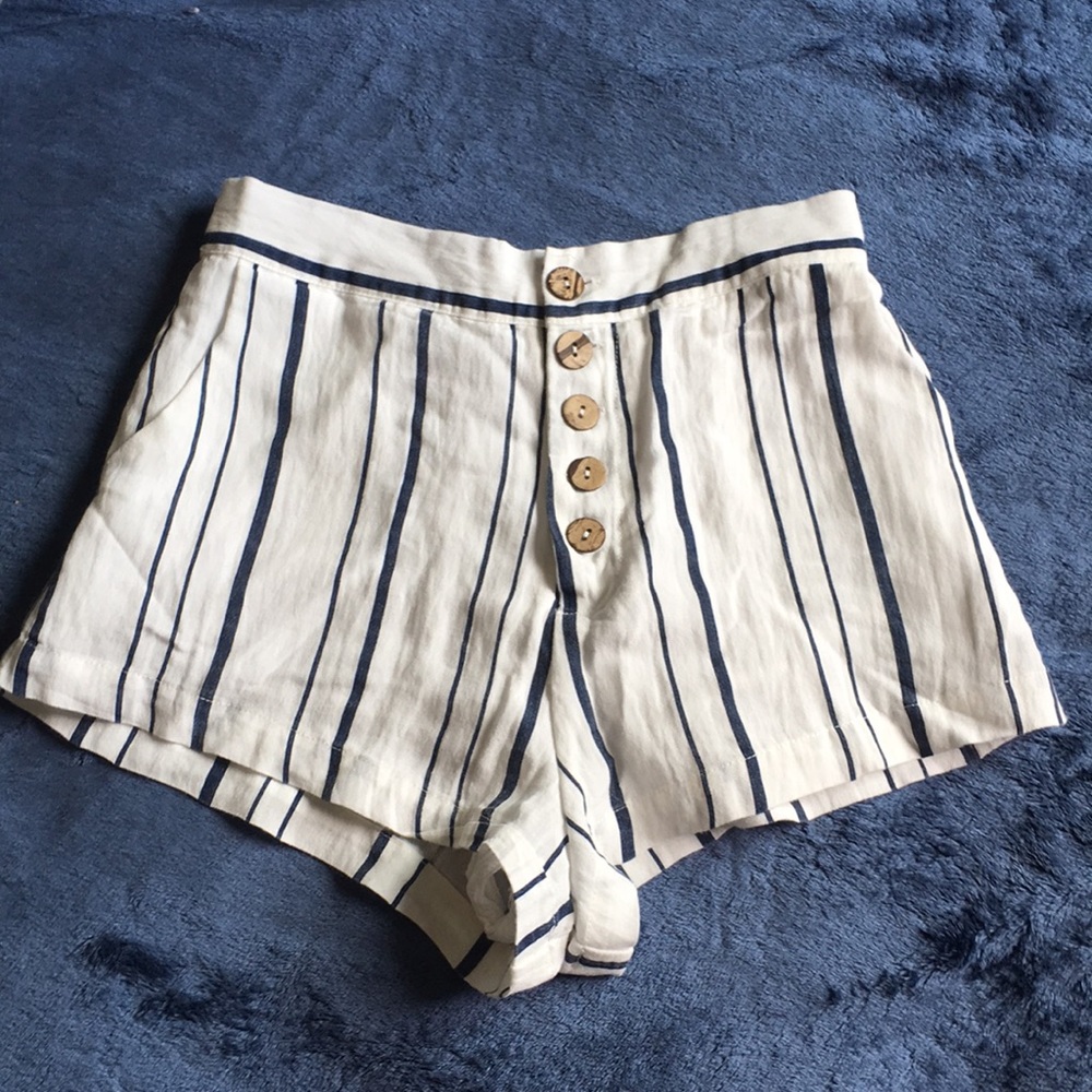 skylar+madison striped shorts